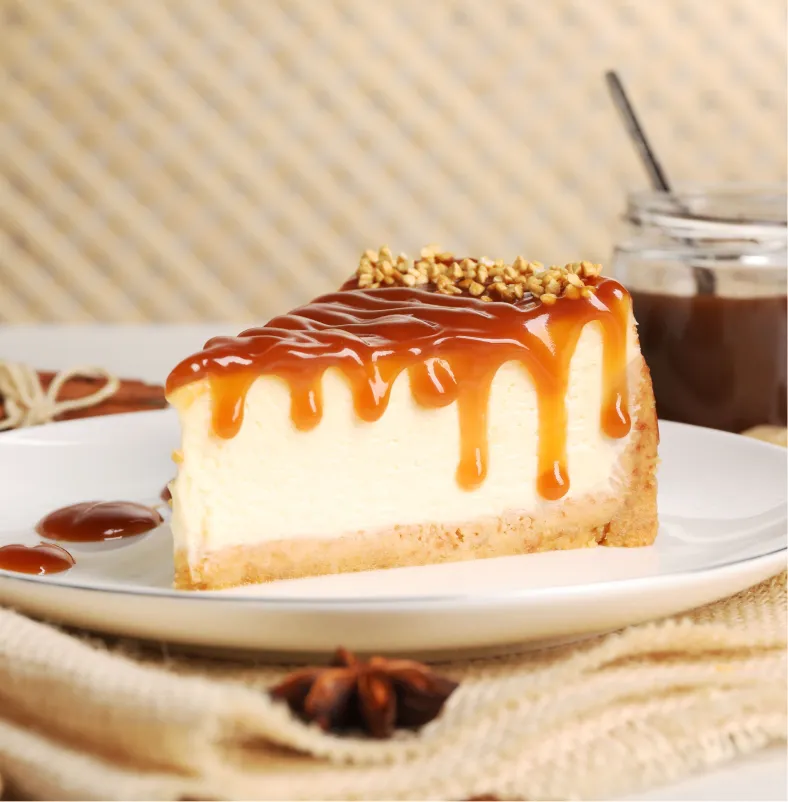 Product photo example
of a cheese cake